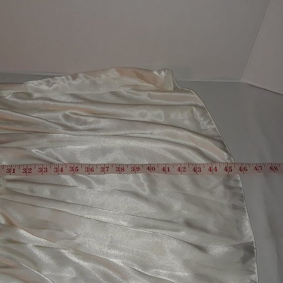 Vintage, Lace Overlay Midi Dress, Short Sheer Lace Sleeves - Picture 4 of 6